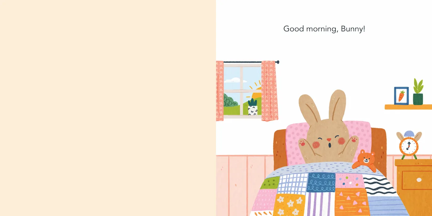 A spread from Bunny's Big Day of Sounds